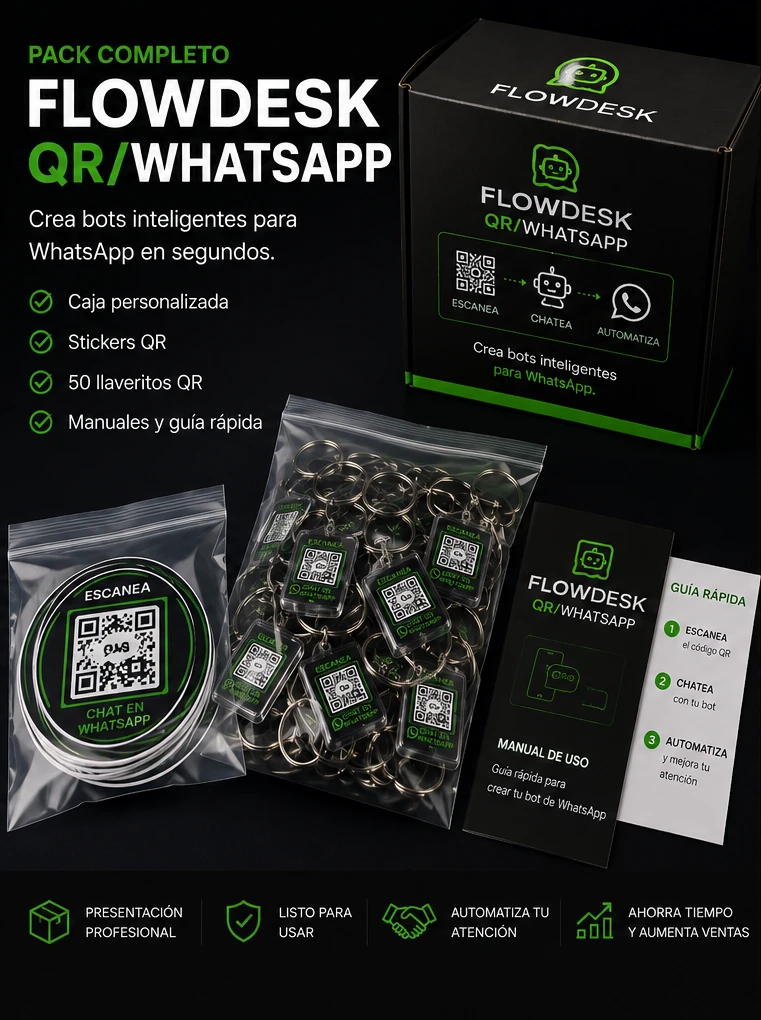 FlowDesk WhatsApp Pack